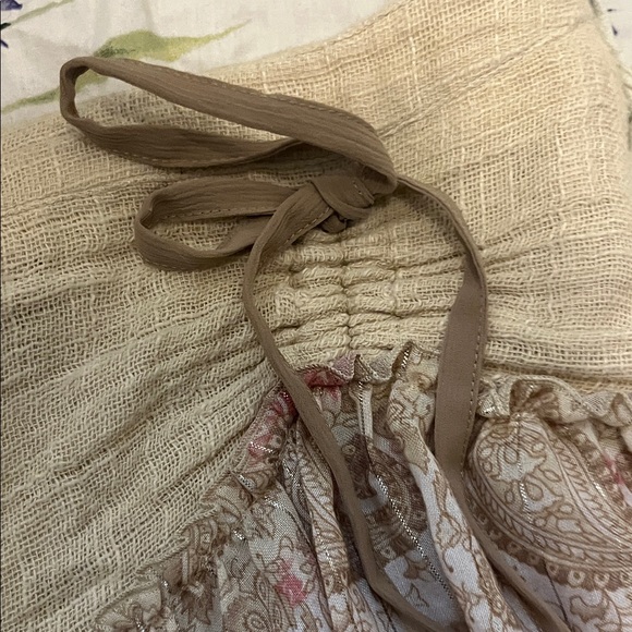 boho Tiered Midi Skirt - Picture 2 of 4